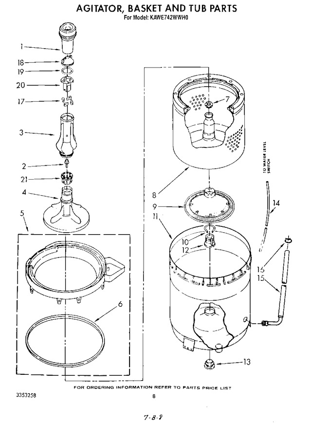 Diagram for KAWE742WAL0