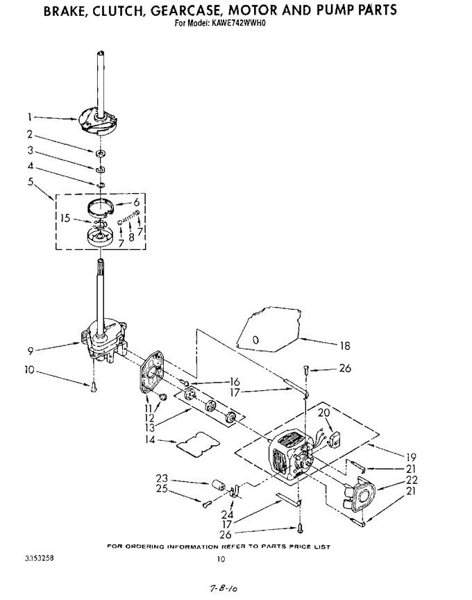 Diagram for KAWE742WAL0