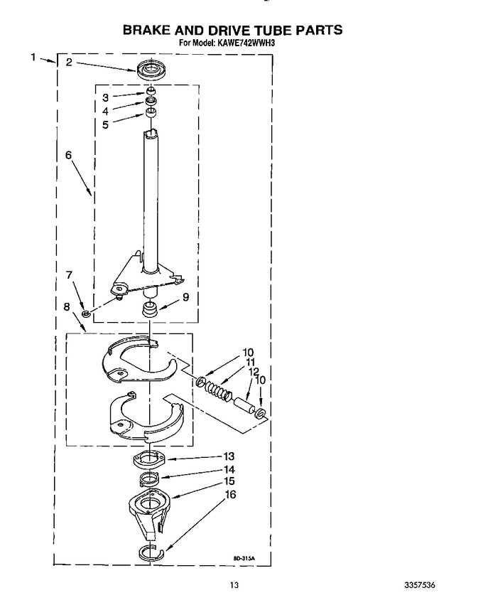 Diagram for KAWE742WAL3