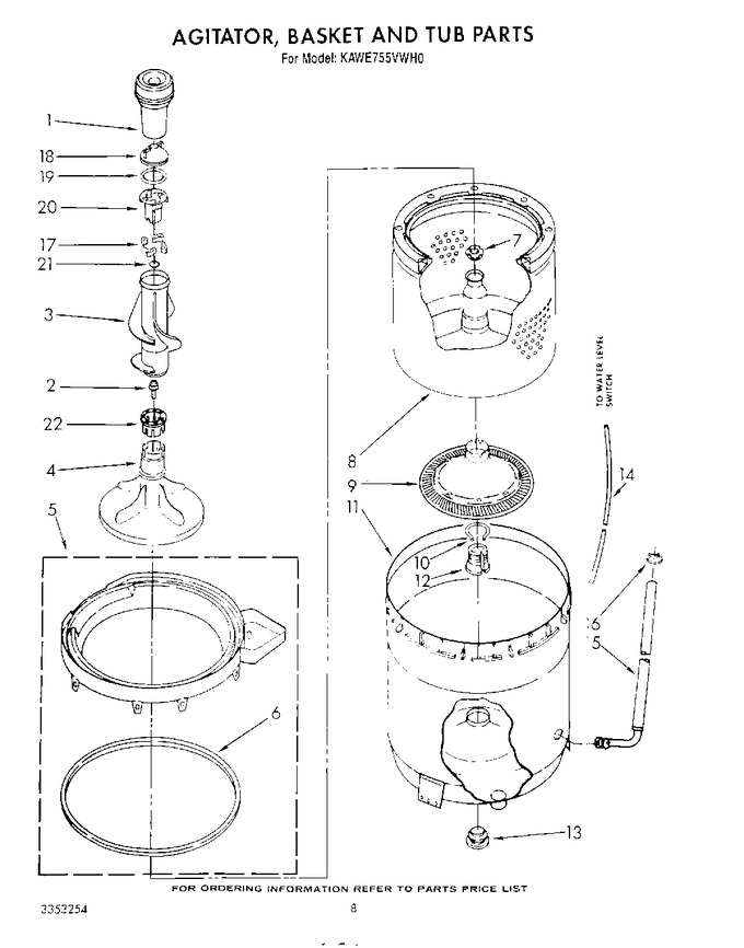 Diagram for KAWE755VAL0