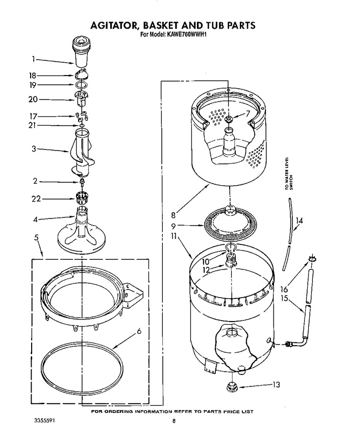 Diagram for KAWE760WWH1