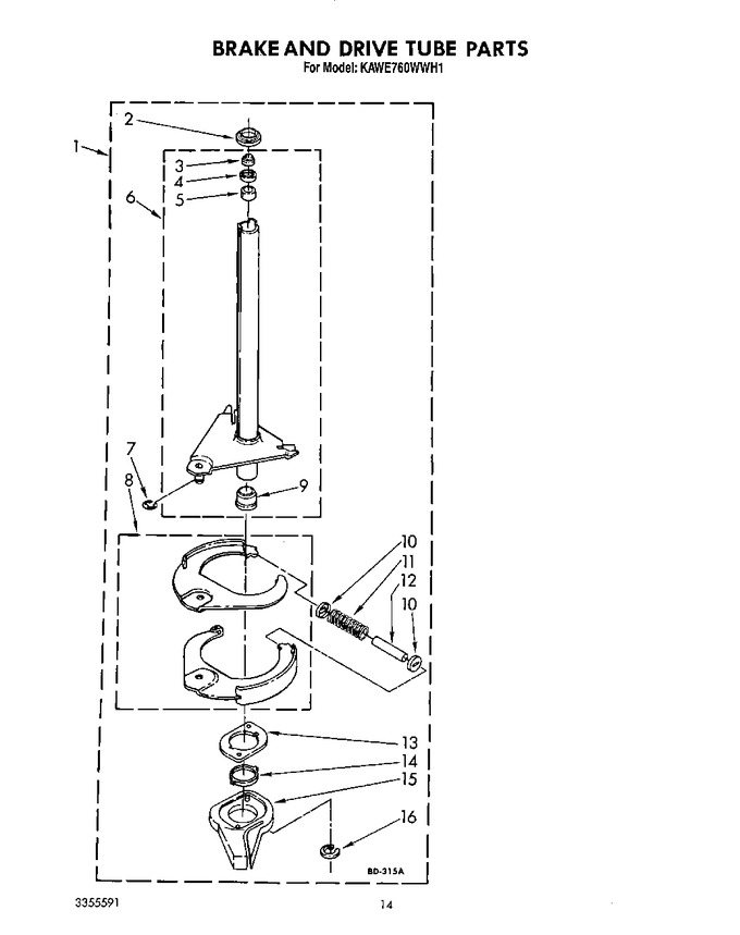 Diagram for KAWE760WAL1