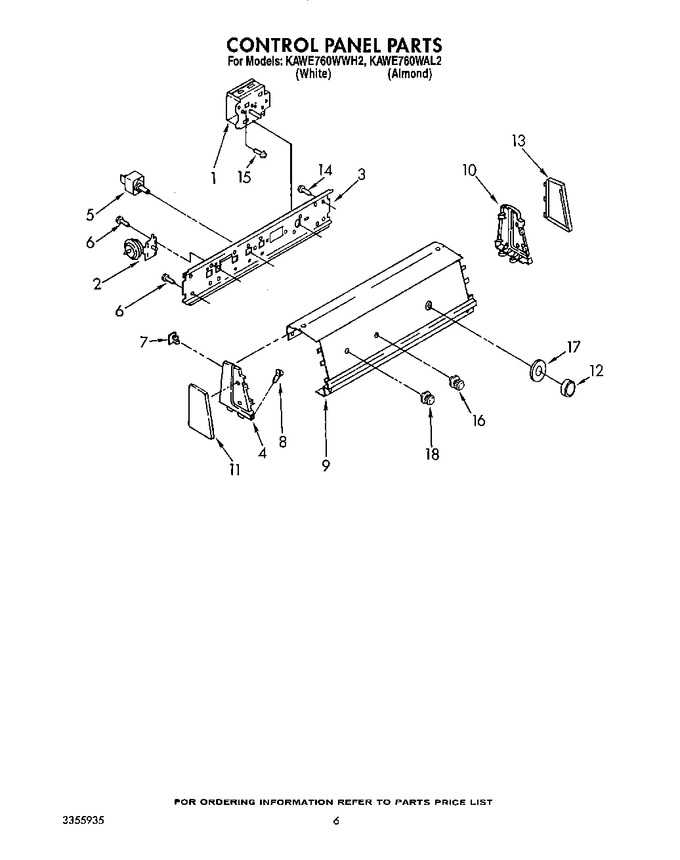 Diagram for KAWE760WAL2