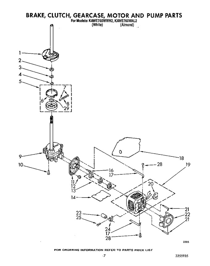 Diagram for KAWE760WWH2