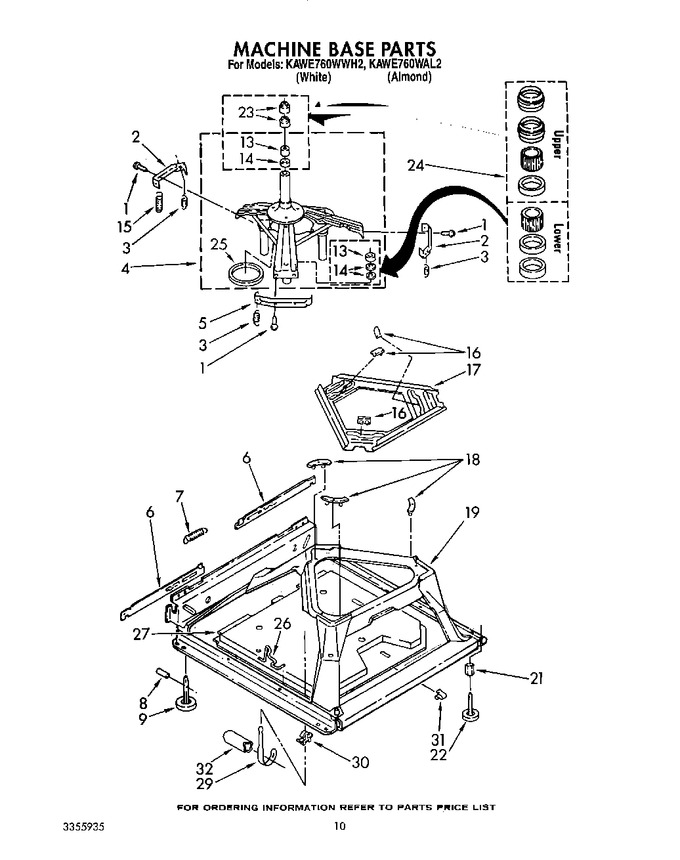 Diagram for KAWE760WWH2