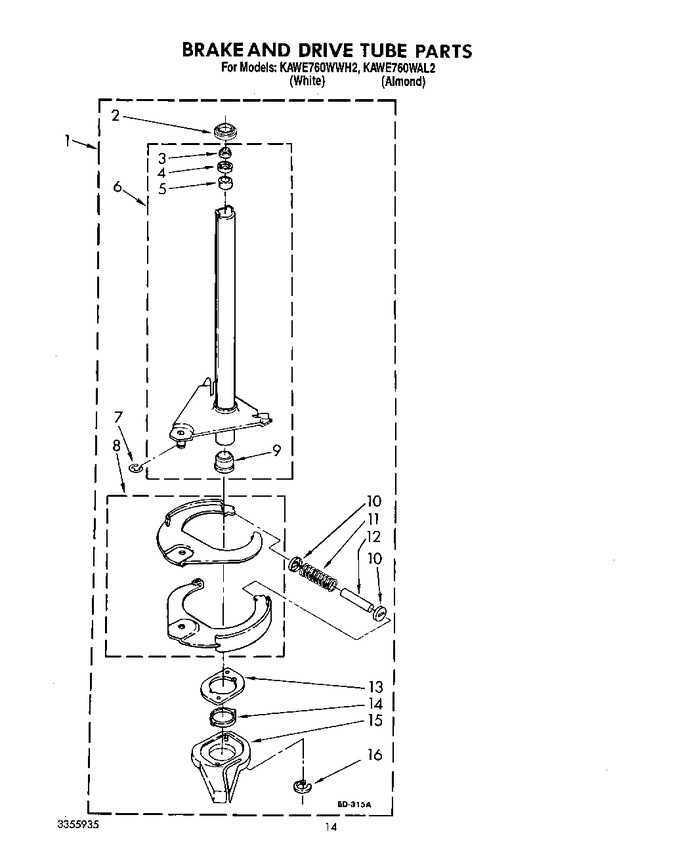 Diagram for KAWE760WWH2