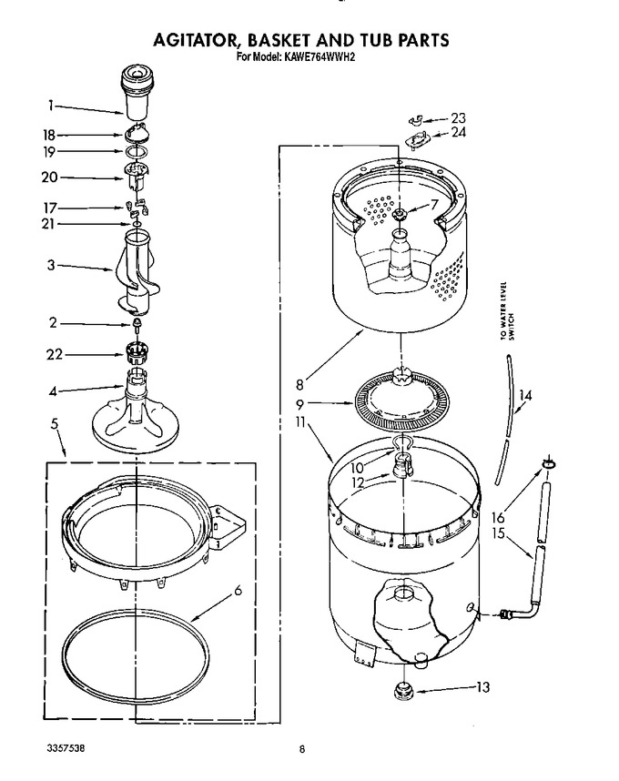 Diagram for KAWE764WWH2