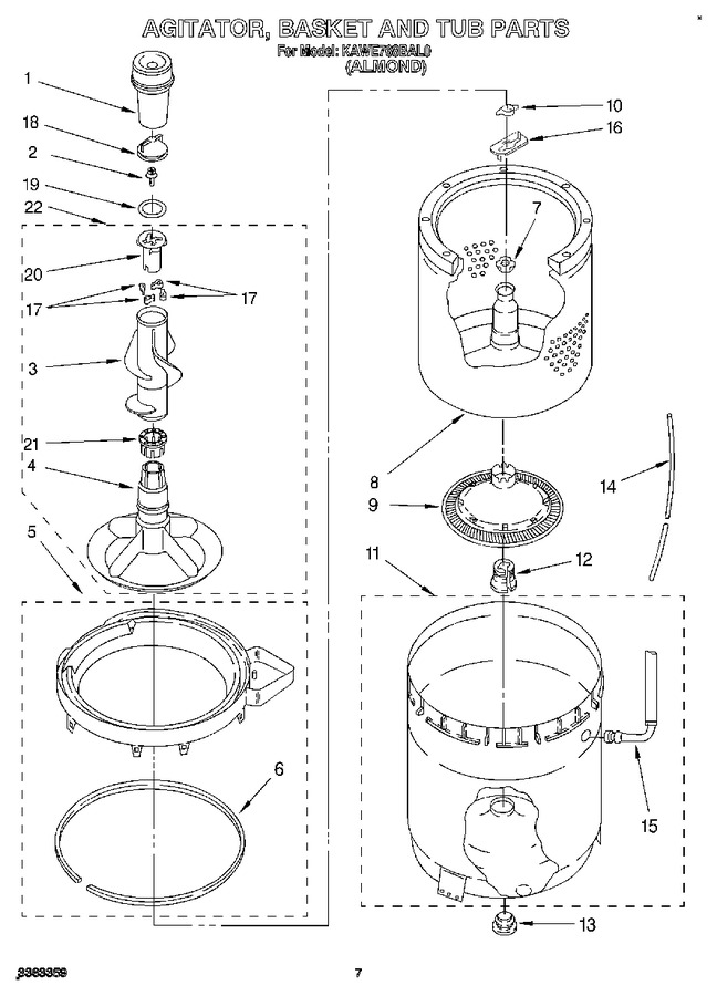 Diagram for KAWE768BAL0