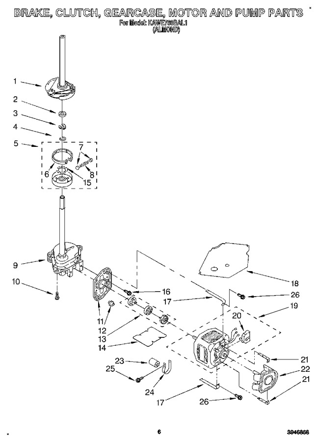 Diagram for KAWE768BAL1