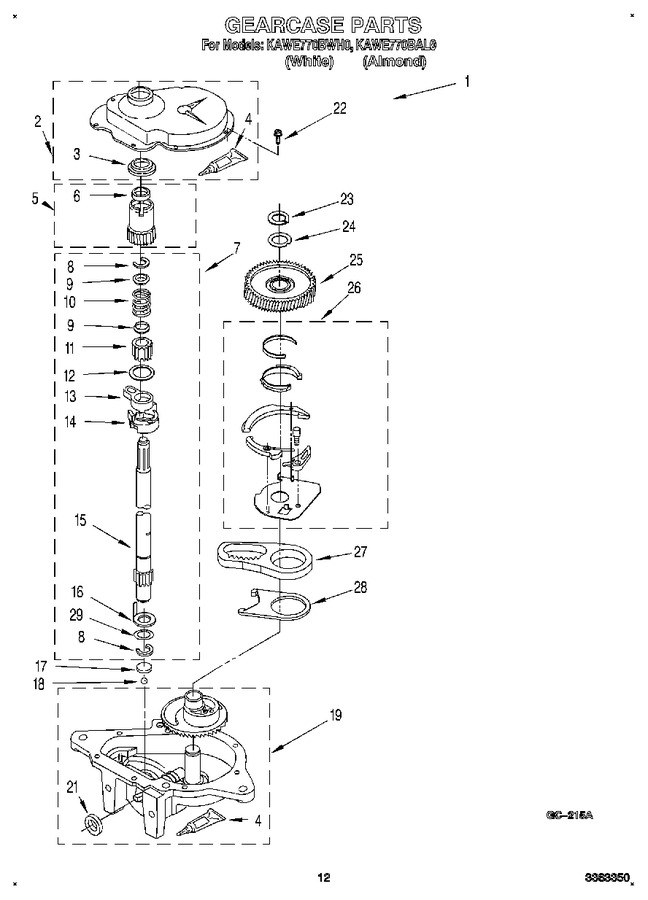 Diagram for KAWE770BWH0
