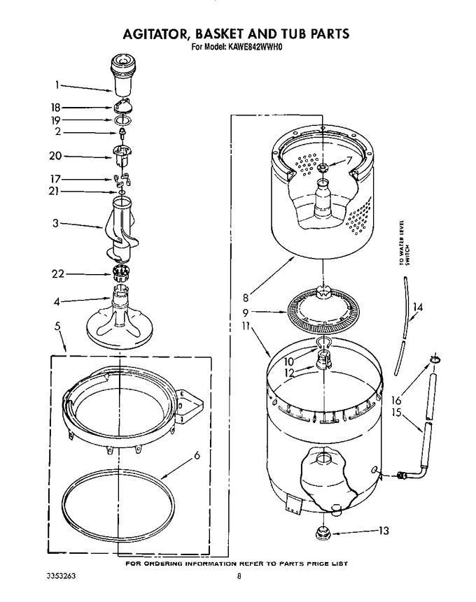 Diagram for KAWE842WAL0