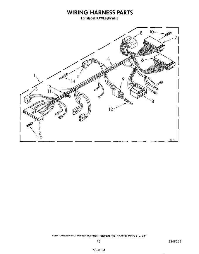 Diagram for KAWE850VWH0