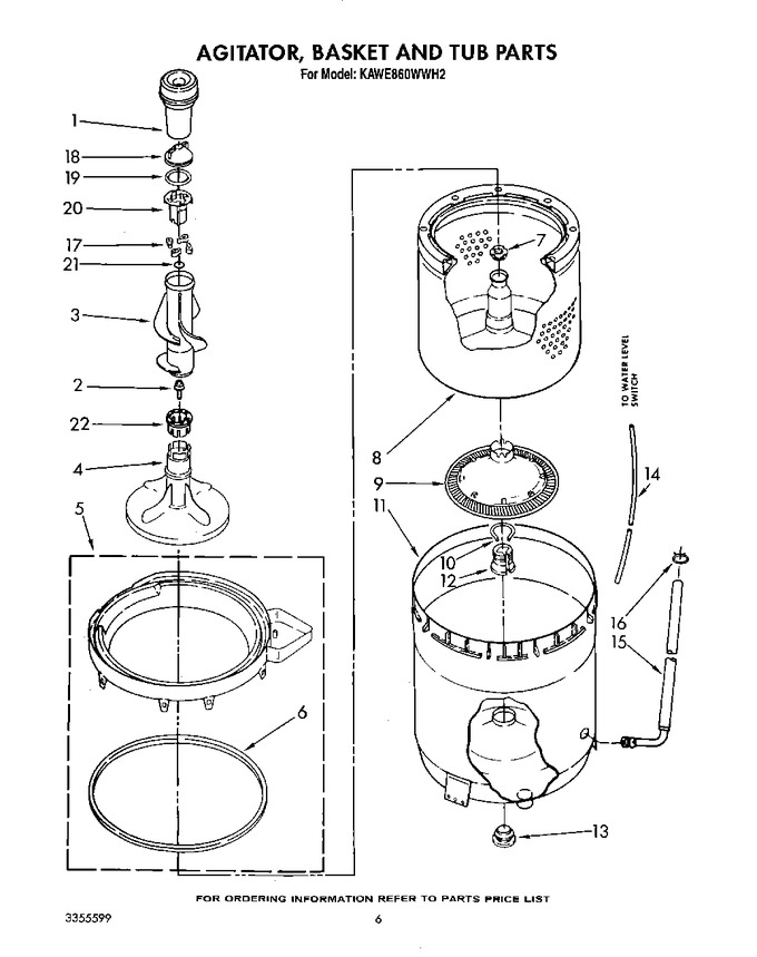 Diagram for KAWE860WAL2