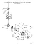 Diagram for 08 - Brake, Clutch, Gearcase, Motor And Pump