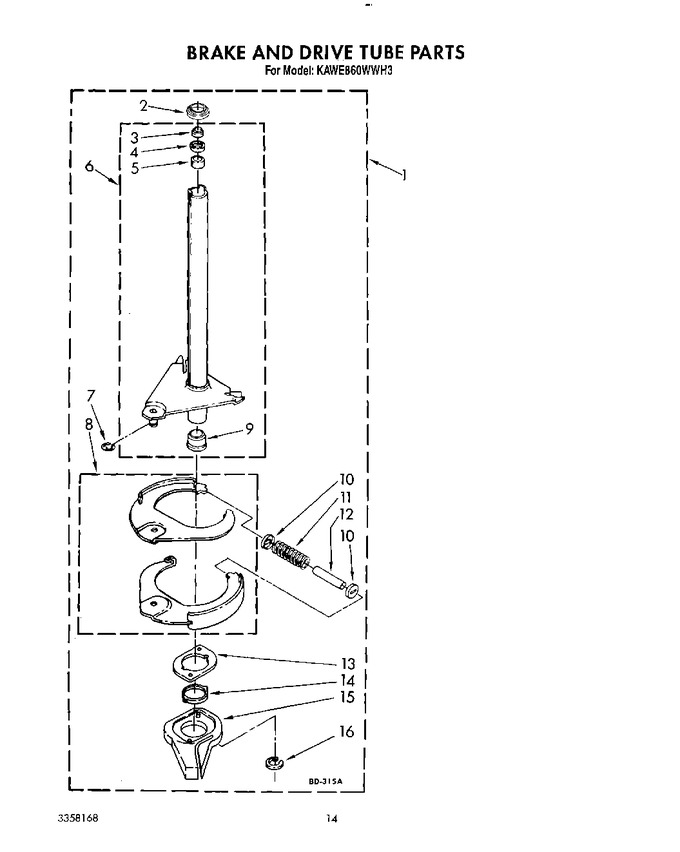Diagram for KAWE860WAL3
