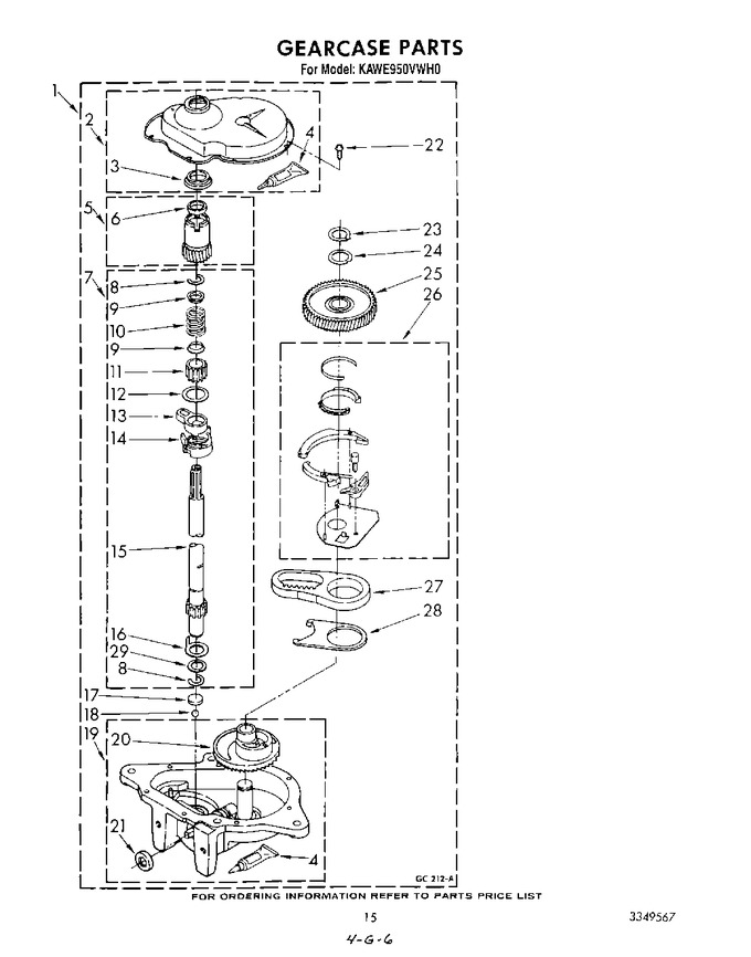 Diagram for KAWE950VWH0