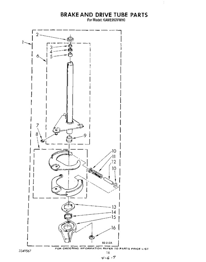 Diagram for KAWE950VAL0
