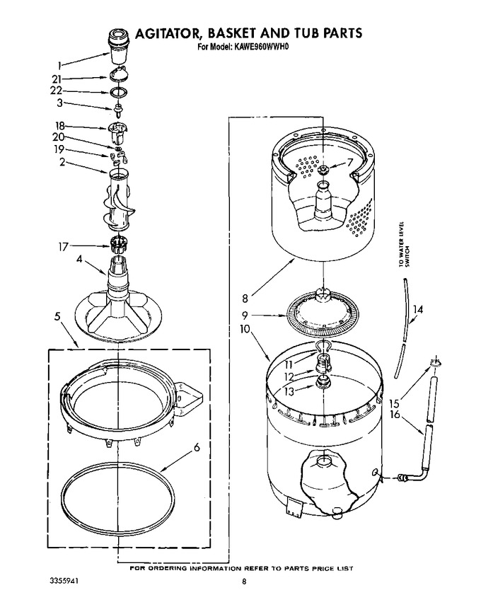 Diagram for KAWE960WWH0