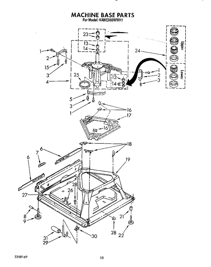 Diagram for KAWE960WAL1