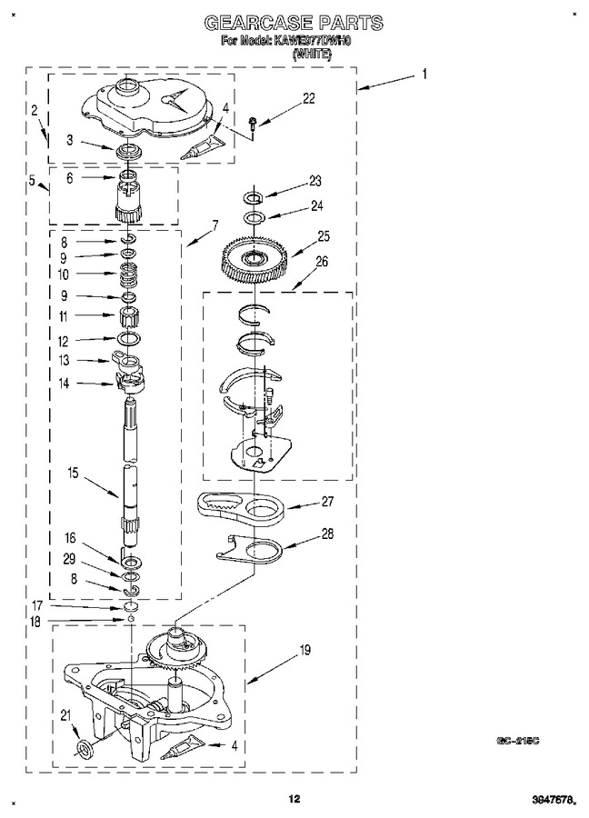 Diagram for KAWE977DWH0