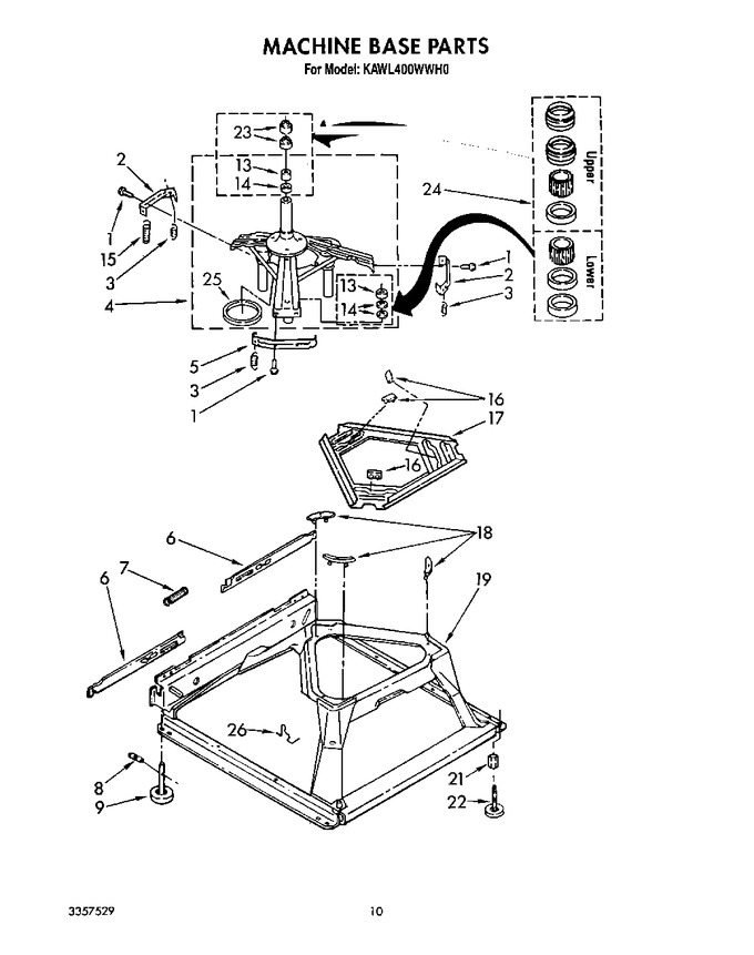 Diagram for KAWL400WAL0