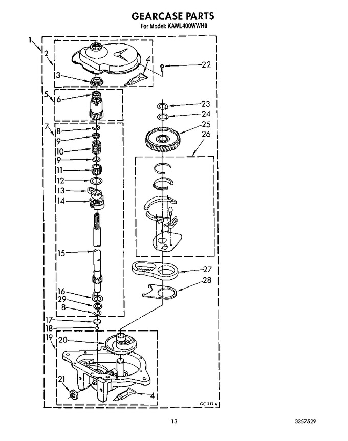 Diagram for KAWL400WAL0