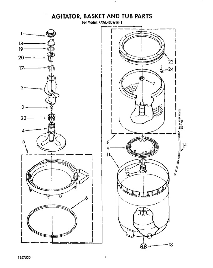 Diagram for KAWL400WWH1