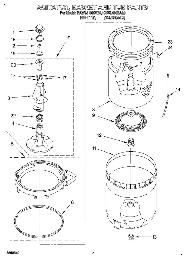 Diagram for KAWL410BWH0