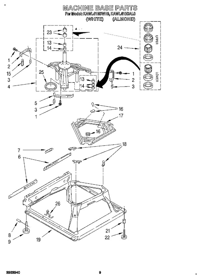 Diagram for KAWL410BWH0