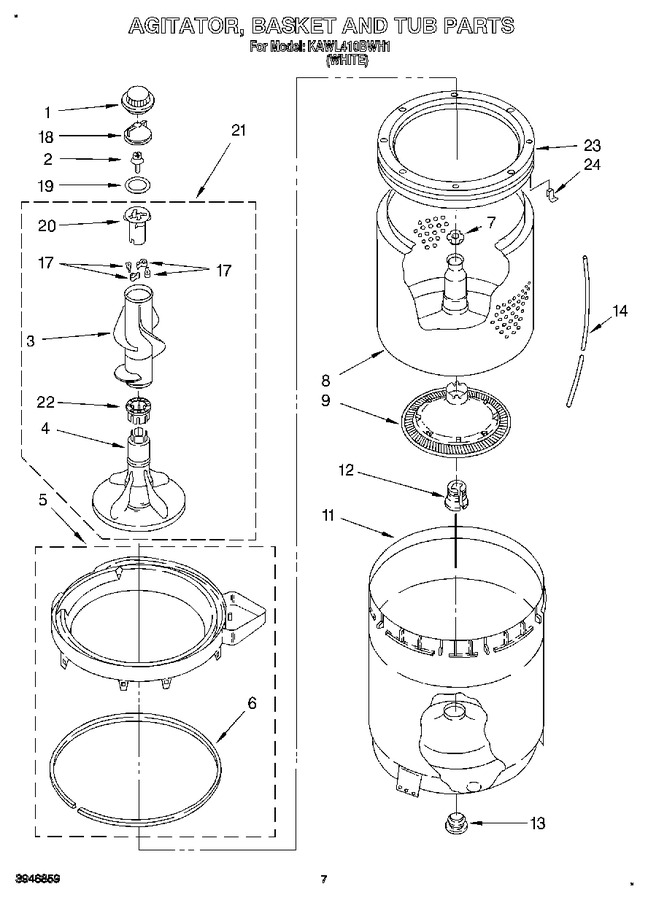 Diagram for KAWL410BWH1
