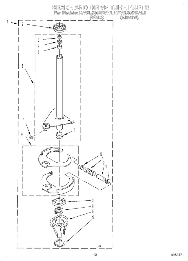 Diagram for KAWL500WAL0