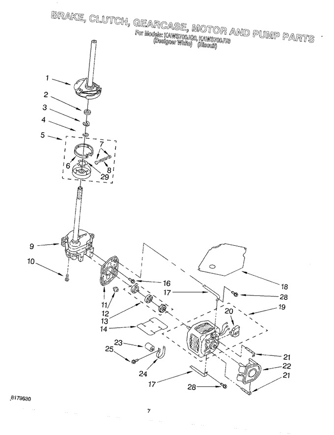 Diagram for KAWS700JT0