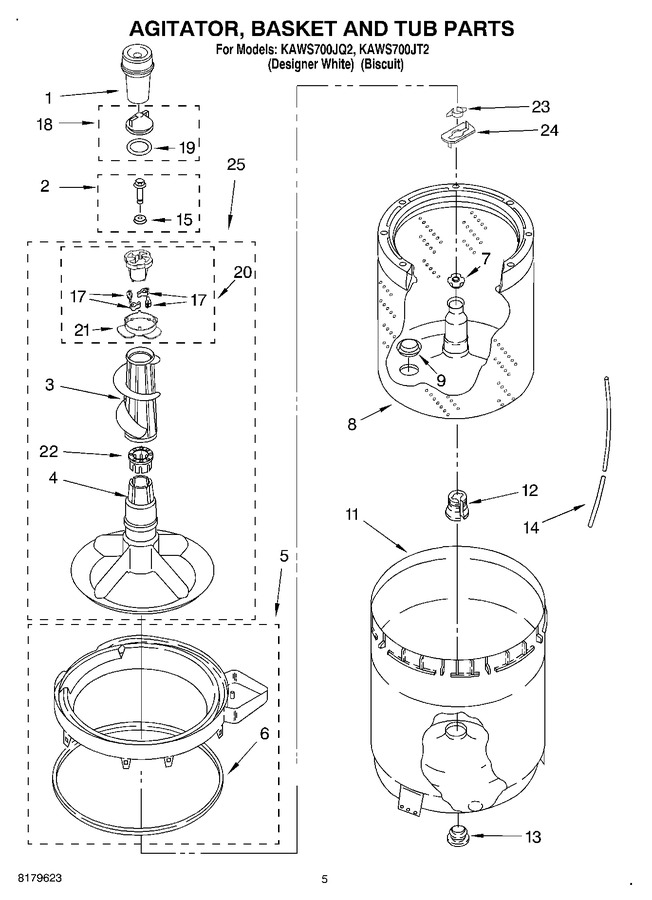 Diagram for KAWS700JQ2