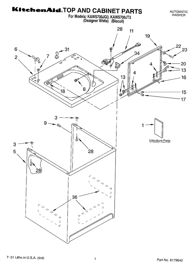 Diagram for KAWS700JQ3