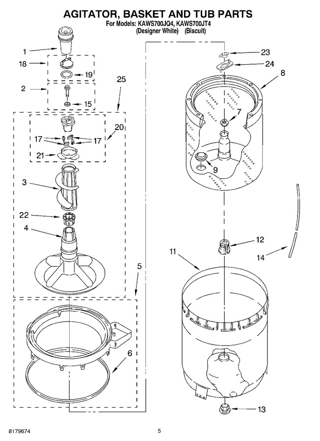 Diagram for KAWS700JT4