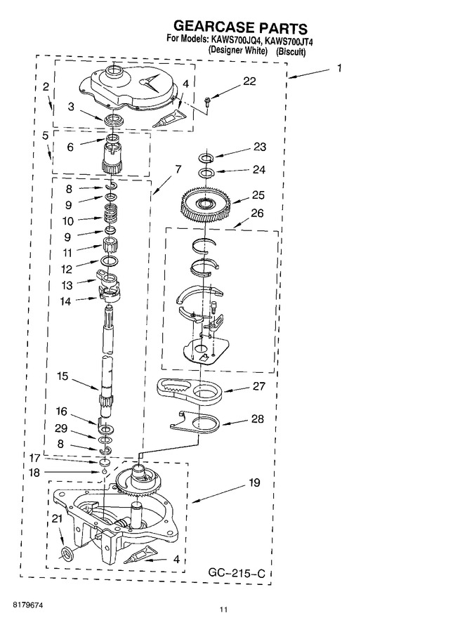 Diagram for KAWS700JQ4