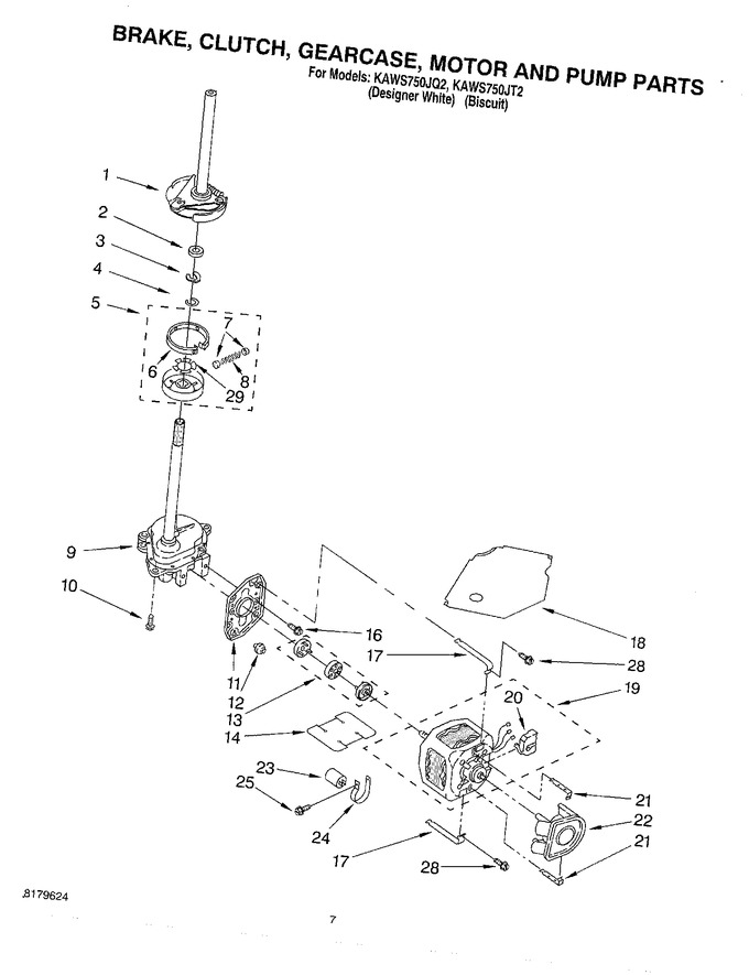 Diagram for KAWS750JT2