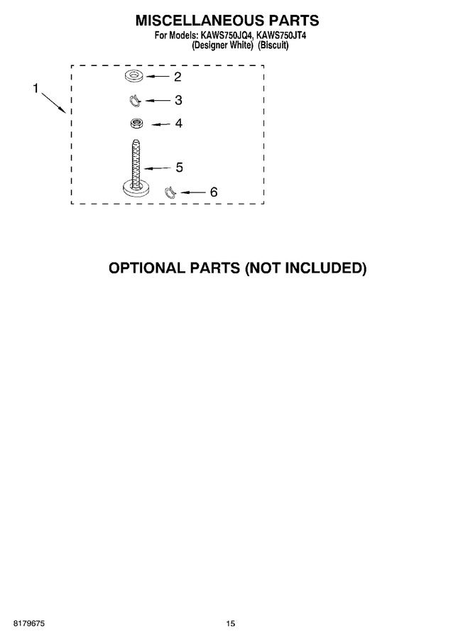 Diagram for KAWS750JQ4