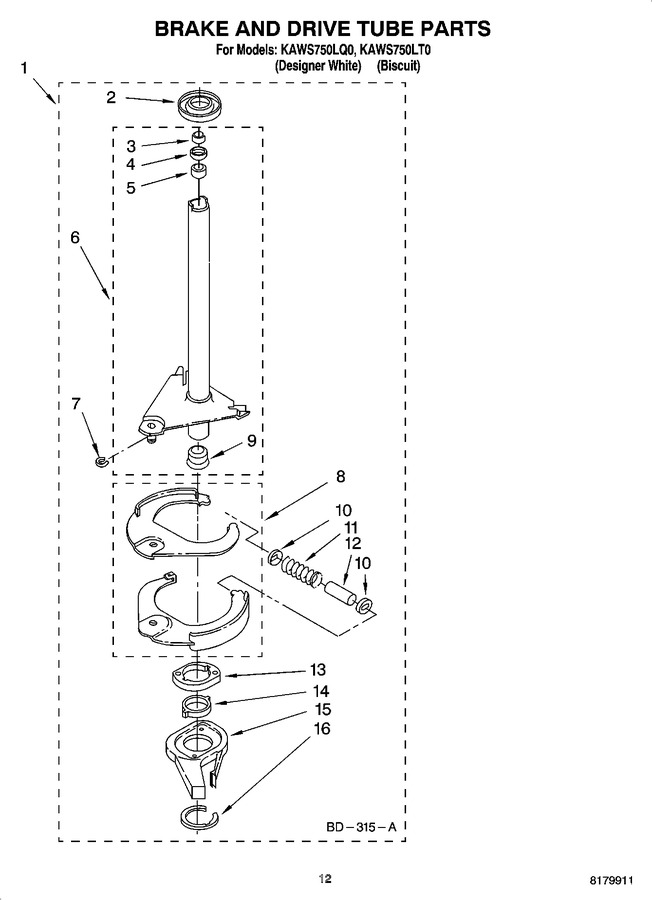 Diagram for KAWS750LT0