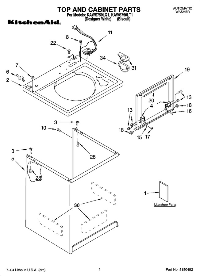Diagram for KAWS750LQ1