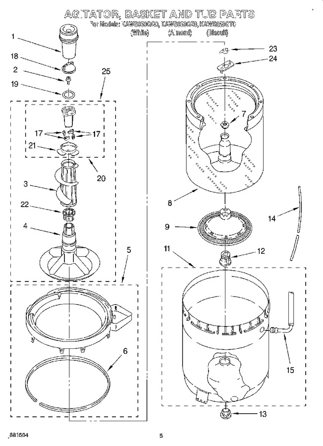 Diagram for KAWS850GZ0