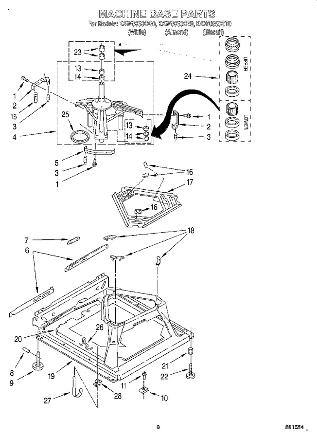 Diagram for KAWS850GZ0
