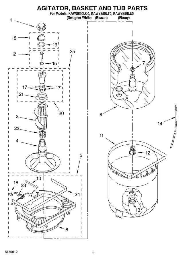 Diagram for KAWS850LQ0
