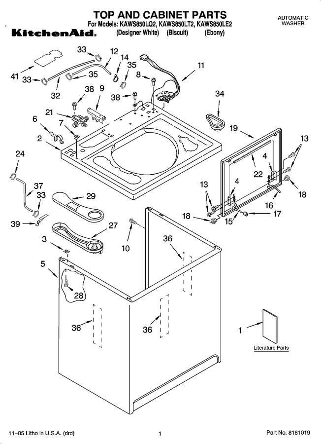 Diagram for KAWS850LE2