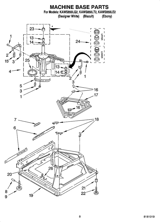 Diagram for KAWS850LE2
