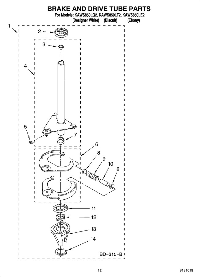 Diagram for KAWS850LQ2