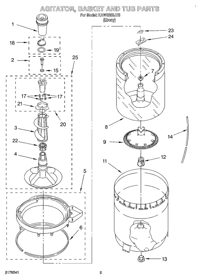 Diagram for KAWS855JE0