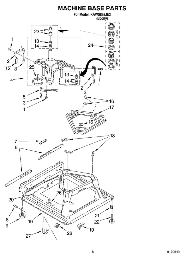 Diagram for KAWS855JE3
