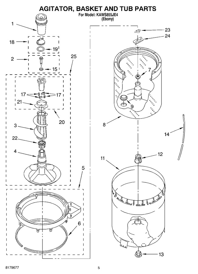 Diagram for KAWS855JE4