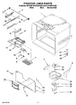 Diagram for 02 - Freezer Liner Parts